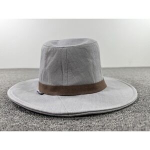 Wallaroo Hat Company Hat Fedora Fitted Mens Large XL Jamison Gray‎ Safari